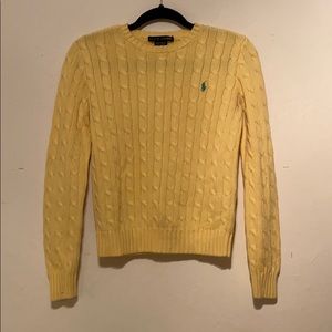FLASH SALE Ralph Lauren yellow knit sweater